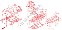 MOLTEPLICE ASPIRAZIONE per Honda LEGEND COUPE LEGEND 2 Porte 5 velocità manuale 1991