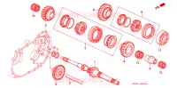 ALBERO PRIMARIO(SOHC) per Honda CIVIC CRX ESI 2 Porte 5 velocità manuale 1997