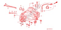 ALLOGGIO TRASMISSIONE (SOHC) per Honda CIVIC CRX ESI 2 Porte 5 velocità manuale 1997