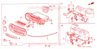CONTROLLO RISCALDATORE per Honda CIVIC CRX ESI 2 Porte 5 velocità manuale 1997
