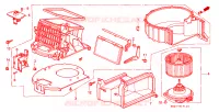 SOFFIATORE RISCALDATORE(RH) per Honda CIVIC CRX ESI 2 Porte 5 velocità manuale 1997