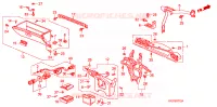 ABBELLIMENTO STRUMENTI(RH)(1) per Honda CIVIC LSI 3 Porte 5 velocità manuale 1993