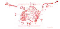 ALLOGGIO TRASMISSIONE (SOHC,SOHC VTEC) per Honda CIVIC EX 3 Porte 5 velocità manuale 1994