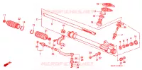 CASSA INGRANAGGIO STERZO(LH) per Honda CIVIC DXI 3 Porte 5 velocità manuale 1992