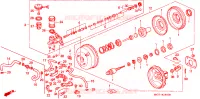 CILINDRO MAESTRO FRENO/ ALIMENTO MAESTRO(1) per Honda CIVIC EX 3 Porte 5 velocità manuale 1994