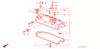 COPERTURA TESTA CILINDRO (SOHC) per Honda CIVIC EX 3 Porte 5 velocità manuale 1994