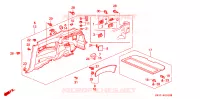 FODERA LATO(SENZA VTI) per Honda CIVIC EX 3 Porte 5 velocità manuale 1994
