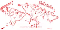 MOLTEPLICE SCARICO(2) per Honda CIVIC EX 3 Porte 5 velocità manuale 1994