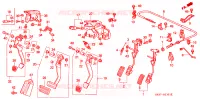 PEDALE(RH) per Honda CIVIC LSI 3 Porte 5 velocità manuale 1993