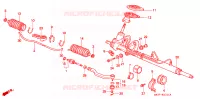 SCATOLA INGRANAGGIO P.S.(RH) per Honda CIVIC LSI 3 Porte 5 velocità manuale 1993