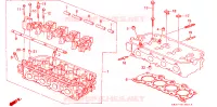 TESTATA(SOHC) per Honda CIVIC EX 3 Porte 5 velocità manuale 1994