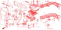 FILTRO ARIA per Honda CIVIC ESI 4 Porte 4 velocità automatico 1995