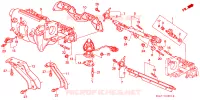 MOLTEPLICE ASPIRAZIONE (1.5L VTEC,1.6L SOHC) per Honda CIVIC ESI 4 Porte 4 velocità automatico 1995