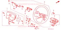 RUOTA STERZO(SRS)(2) per Honda CIVIC ESI 4 Porte 4 velocità automatico 1995