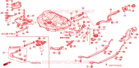 SERBATOIO COMBUSTIBILE(2WD) per Honda CIVIC ESI 4 Porte 4 velocità automatico 1995
