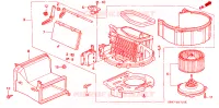 SOFFIATORE RISCALDATORE(LH) per Honda CIVIC ESI 4 Porte 4 velocità automatico 1995