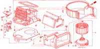 SOFFIATORE RISCALDATORE(RH) per Honda CIVIC ESI 4 Porte 4 velocità automatico 1995