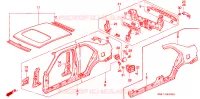 STRUTTURA CORPO(PANNELLO ESTERNO) per Honda CIVIC ESI 4 Porte 4 velocità automatico 1995