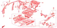 STRUTTURA CORPO(PANNELLO INTERNO) per Honda CIVIC ESI 4 Porte 4 velocità automatico 1995