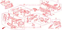 STRUTTURA CORPO(PARATIA FRONTE) per Honda CIVIC ESI 4 Porte 4 velocità automatico 1995