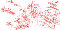 ABBELLIMENTO STRUMENTI(SRS)(LH) per Honda CIVIC COUPE LSI 2 Porte 5 velocità manuale 1995