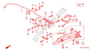 STABILIZZATORE POSTERIORE/ BRACCIO INFERIORE POST. per Honda CIVIC COUPE LSI 2 Porte 5 velocità manuale 1995