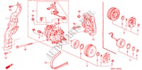 ARIA CONDIZIONATA (COMPRESSORE)(HADSYS) per Honda PRELUDE 2.3I 2 Porte 5 velocità manuale 1995