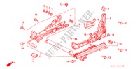 COMP. SEDILE ANT.(1) per Honda PRELUDE DOHC VTEC 2 Porte 5 velocità manuale 1993
