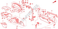 ABBELLIMENTO STRUMENTI(LH) per Honda CIVIC 1.6ISR 5 Porte 5 velocità manuale 1995