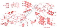 EMBLEME per Honda CIVIC 1.4I 5 Porte 5 velocità manuale 1997