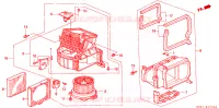SOFFIATORE RISCALDATORE(RH) per Honda CIVIC 1.6 ISR 5 Porte 5 velocità manuale 1996