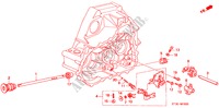 ASTA CAMBIO/SOSTEGNO CAMBIO (DOHC) per Honda CIVIC VTI 5 Porte 5 velocità manuale 1999