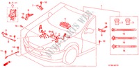 BARDATURA FILO MOTORE (SOHC)(RH) per Honda CIVIC LS 5 Porte 5 velocità manuale 1999