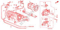 CORPO VALVOLA IMMISSIONE(SOHC) per Honda CIVIC 1.4IS       L.P.G. 5 Porte 5 velocità manuale 1999
