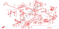 STABILIZZATORE POSTERIORE/ BRACCIO INFERIORE POST. per Honda CIVIC 1.4IS       L.P.G. 5 Porte 5 velocità manuale 1999