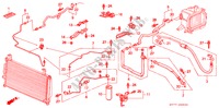 ARIA CONDIZIONATA (TUBI/CONDOTTI) (LH) per Honda INTEGRA TYPE R 3 Porte 5 velocità manuale 2000