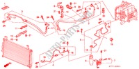 ARIA CONDIZIONATA (TUBI/CONDOTTI) (RH) per Honda INTEGRA TYPE R 3 Porte 5 velocità manuale 2000