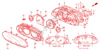 INDICATORE COMBINAZIONE COMPONENTI per Honda INTEGRA TYPE R 3 Porte 5 velocità manuale 2000