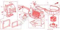 SOFFIATORE RISCALDATORE(LH) per Honda INTEGRA TYPE R 3 Porte 5 velocità manuale 2000