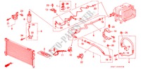 ARIA CONDIZIONATA (TUBI/CONDOTTI)(LH) per Honda ACCORD COUPE 2.0IES 2 Porte 5 velocità manuale 1997