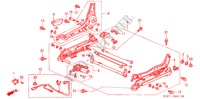 COMP. SEDILE ANT. (D.) per Honda ACCORD COUPE 2.2IES 2 Porte 5 velocità manuale 1994
