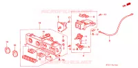 CONTROLLO RISCALDATORE per Honda ACCORD COUPE 2.0 I 2 Porte 4 velocità automatico 1996
