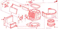 SOFFIATORE RISCALDATORE(LH) per Honda ACCORD COUPE 2.0 I 2 Porte 4 velocità automatico 1996