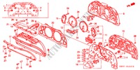 INDICATORE COMBINAZIONE (COMPONENTI) per Honda NSX NSX-T 2 Porte 5 velocità manuale 1995