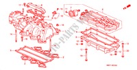 MOLTEPLICE ASPIRAZIONE per Honda NSX NSX-T 2 Porte 6 velocità manuale 1999