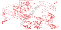 ABBELLIMENTO STRUMENTI(RH) per Honda NSX NSX 2 Porte 6 velocità manuale 2004