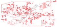 INTERRUTTORE COMBINAZIONE(RH) (2) per Honda NSX NSX-T 2 Porte 4 velocità automatico 2004