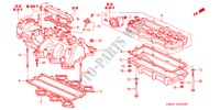 MOLTEPLICE ASPIRAZIONE per Honda NSX NSX 2 Porte 6 velocità manuale 2004