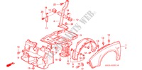 PARAFANGHI ANTERIORI(RH) per Honda NSX NSX-T 2 Porte 6 velocità manuale 2002