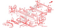 PARAURTI POSTERIORE per Honda NSX NSX 2 Porte 6 velocità manuale 2004